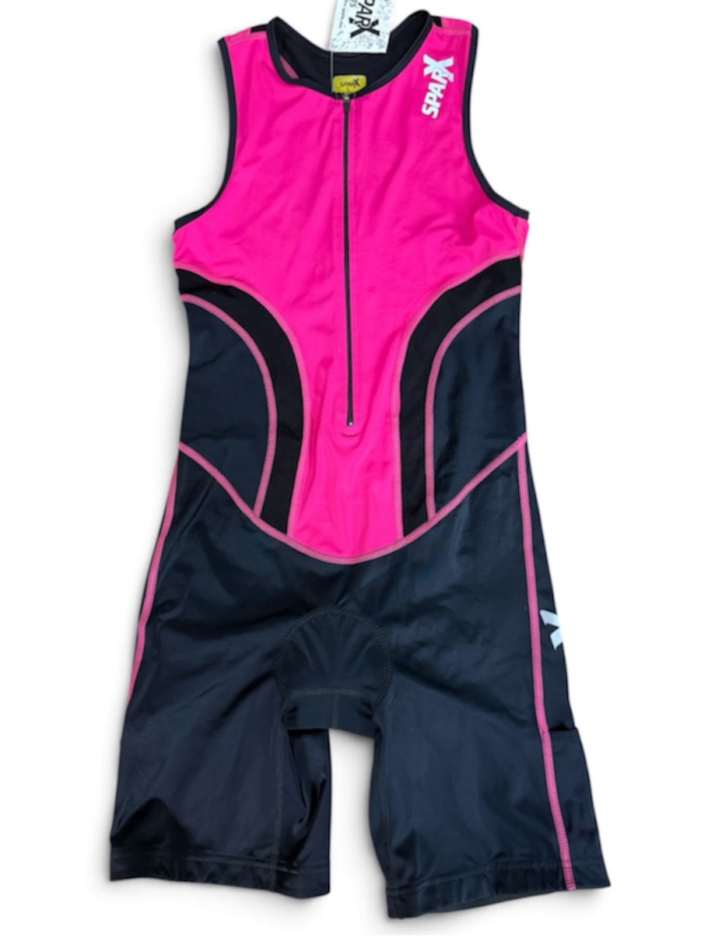 NWT WOMENS SLEEVELESS ONE PIECE COMPRESSION TRIATHLON RACESUIT TRI KIT LARGE